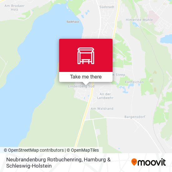 Neubrandenburg Rotbuchenring map