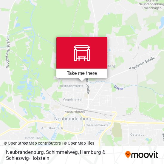 Neubrandenburg, Schimmelweg map