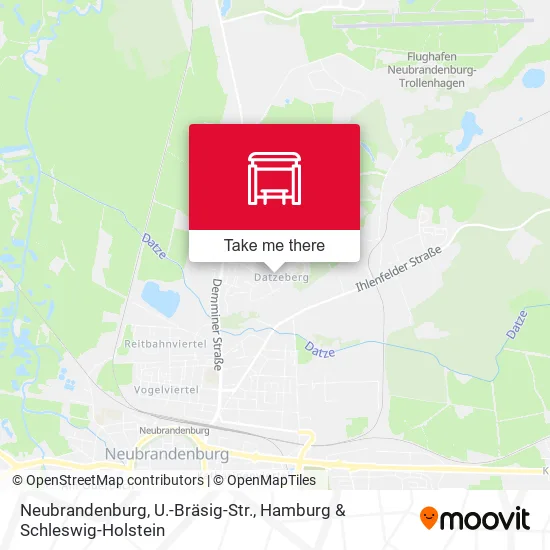 Карта Neubrandenburg, U.-Bräsig-Str.