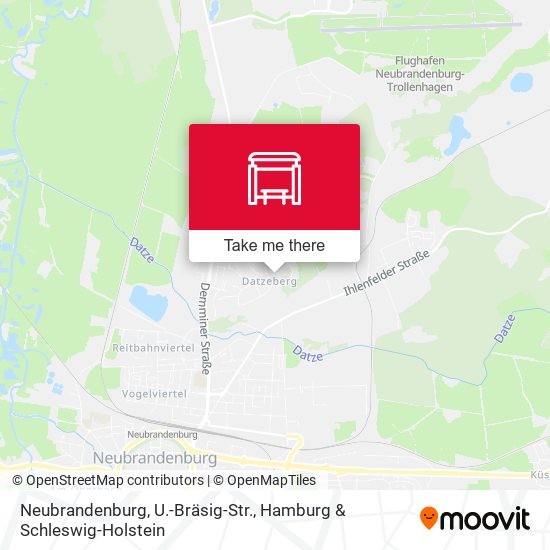 Neubrandenburg, U.-Bräsig-Str. map