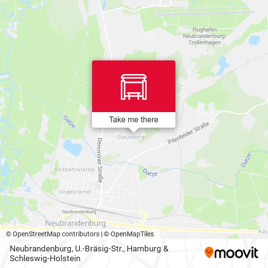 Карта Neubrandenburg, U.-Bräsig-Str.