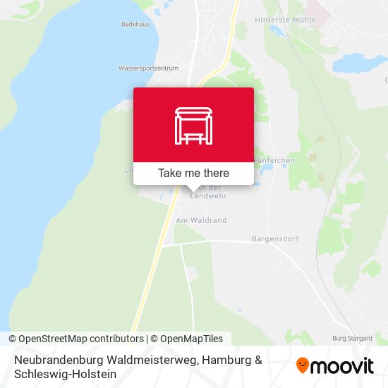 Neubrandenburg Waldmeisterweg map