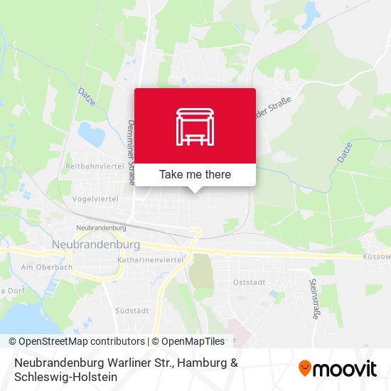 Neubrandenburg Warliner Str. map