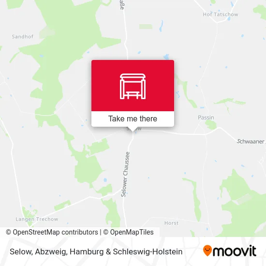 Карта Selow, Abzweig