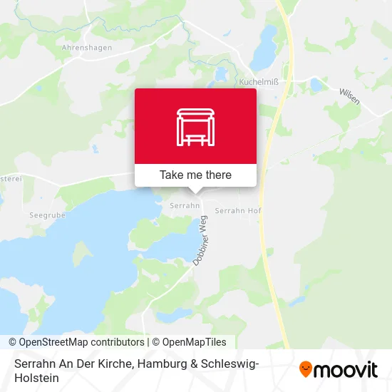 Карта Serrahn An Der Kirche