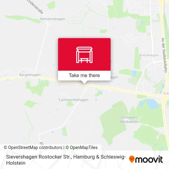 Карта Sievershagen Rostocker Str.