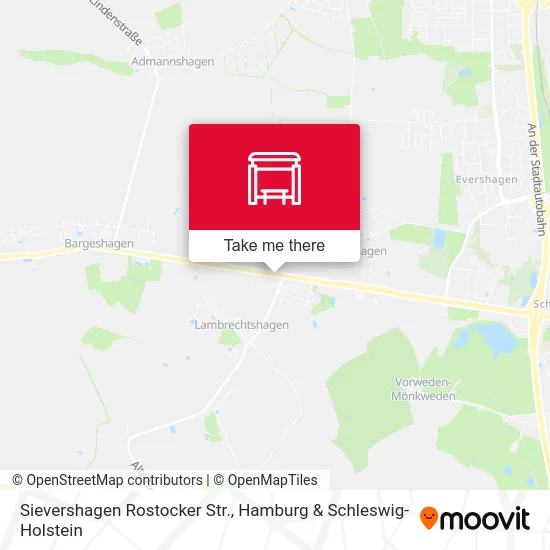 Карта Sievershagen Rostocker Str.