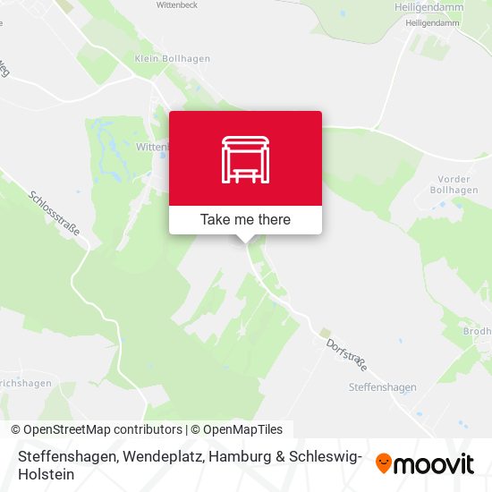 Steffenshagen, Wendeplatz map
