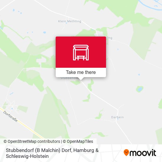 Stubbendorf (B Malchin) Dorf map