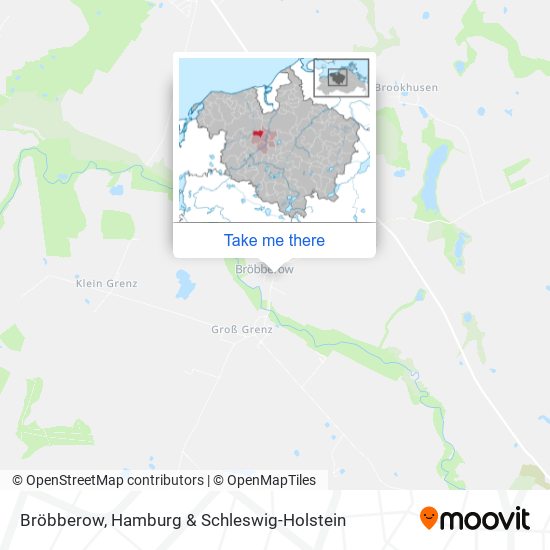 Bröbberow map