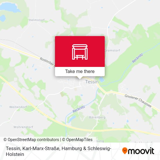Tessin, Karl-Marx-Straße map