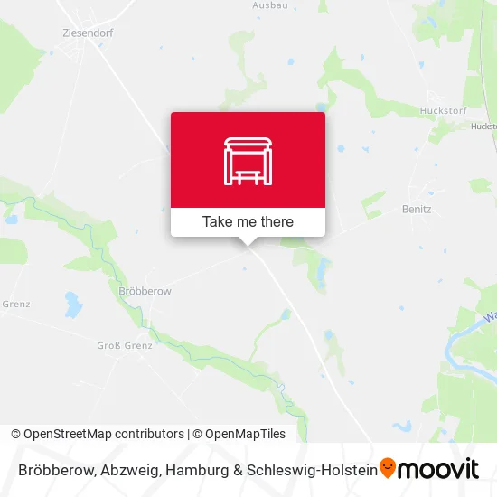 Карта Bröbberow, Abzweig