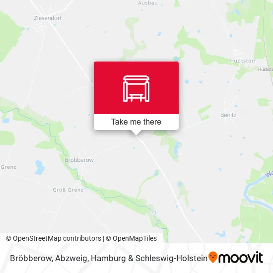 Карта Bröbberow, Abzweig