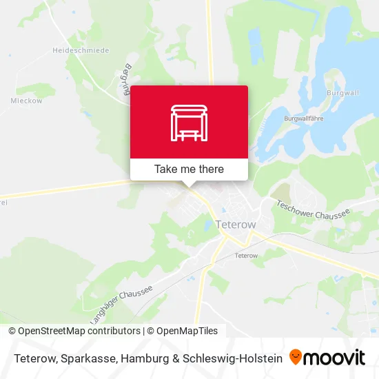 Карта Teterow, Sparkasse