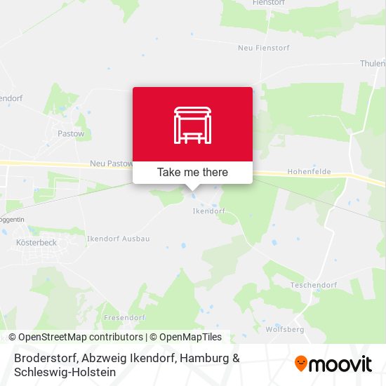 Broderstorf, Abzweig Ikendorf map
