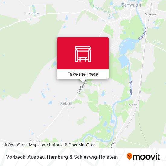 Vorbeck, Ausbau map