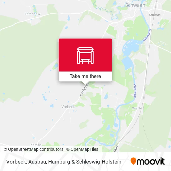 Карта Vorbeck, Ausbau