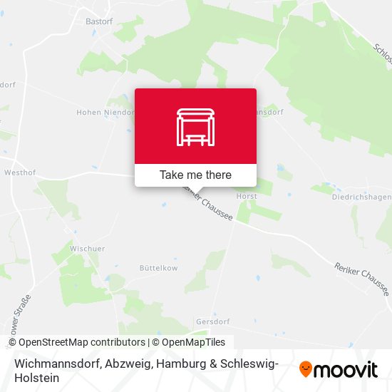 Wichmannsdorf, Abzweig map