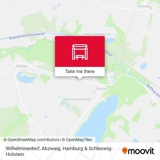 Wilhelminenhof, Abzweig map