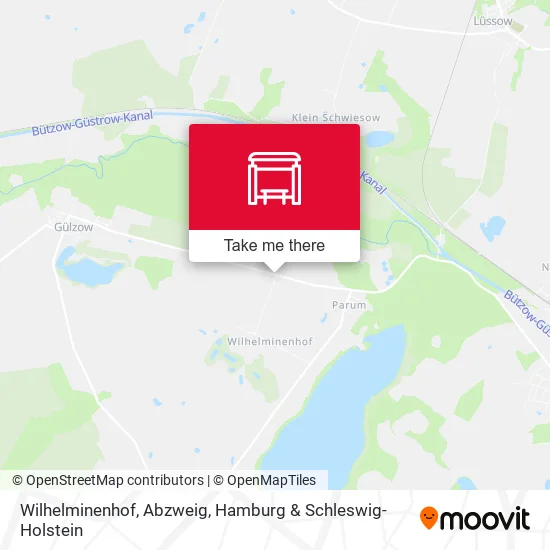 Карта Wilhelminenhof, Abzweig