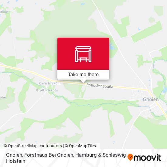 Gnoien, Forsthaus Bei Gnoien map