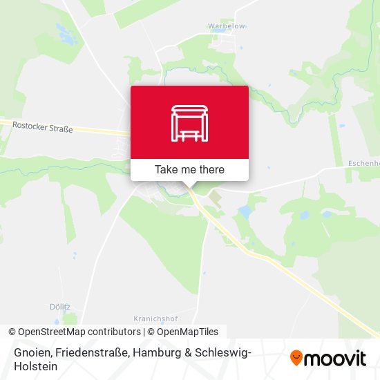 Gnoien, Friedenstraße map