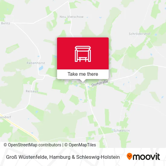 Карта Groß Wüstenfelde