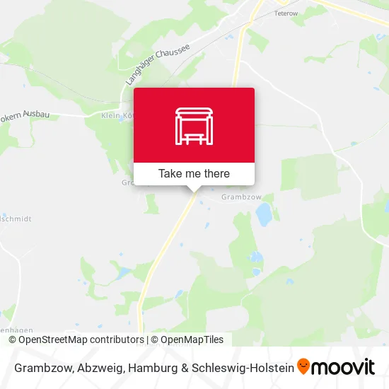 Карта Grambzow, Abzweig