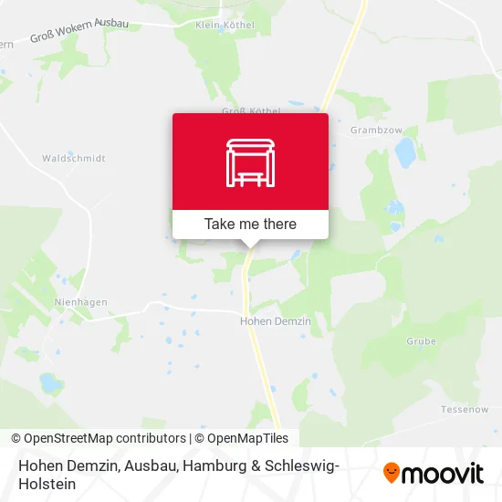 Карта Hohen Demzin, Ausbau
