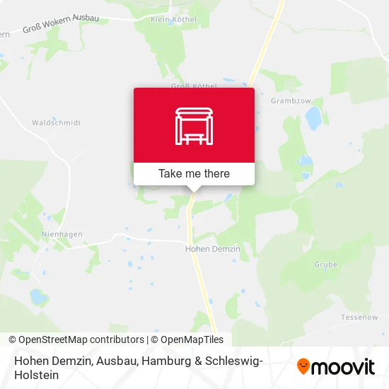 Карта Hohen Demzin, Ausbau