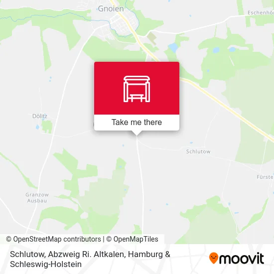 Карта Schlutow, Abzweig Ri. Altkalen