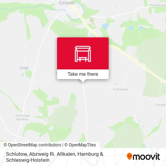 Карта Schlutow, Abzweig Ri. Altkalen