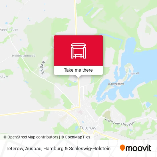 Карта Teterow, Ausbau