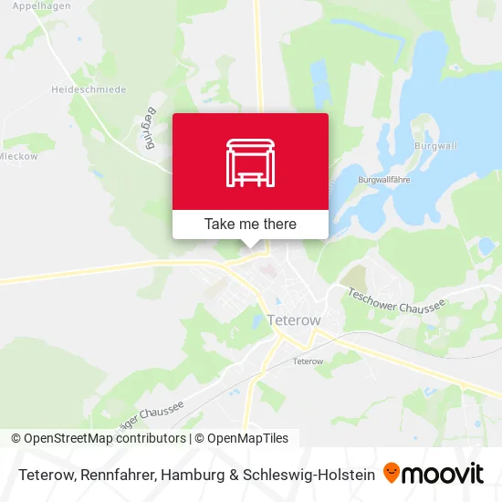 Карта Teterow, Rennfahrer