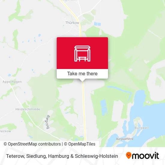 Карта Teterow, Siedlung