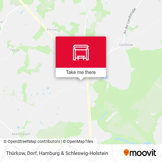 Карта Thürkow, Dorf