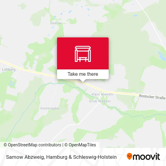 Карта Samow Abzweig