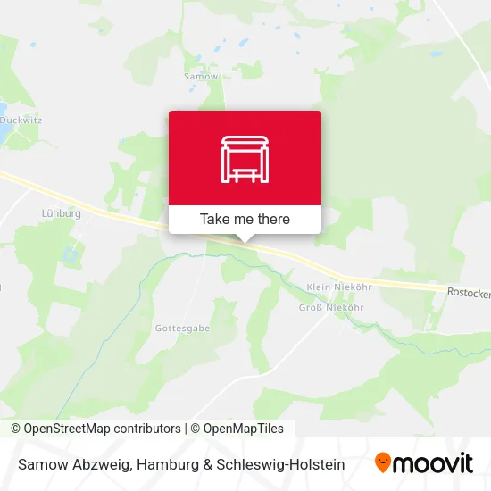 Карта Samow Abzweig
