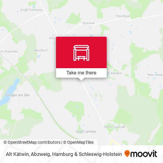 Alt Kätwin, Abzweig map