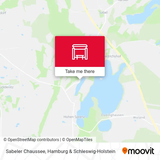 Sabeler Chaussee map