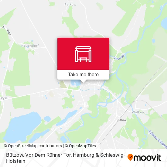 Карта Bützow, Vor Dem Rühner Tor