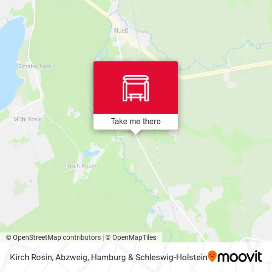 Карта Kirch Rosin, Abzweig