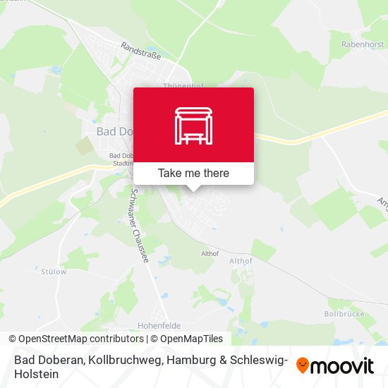 Bad Doberan, Kollbruchweg map
