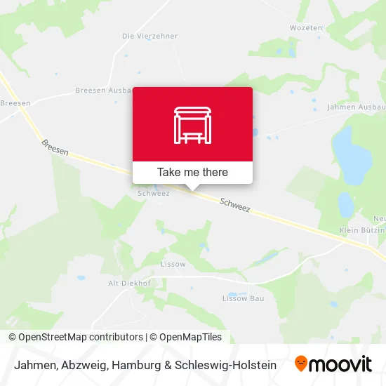 Карта Jahmen, Abzweig