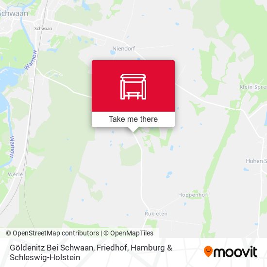 Göldenitz Bei Schwaan, Friedhof map