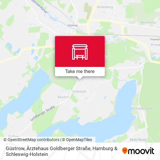 Güstrow, Ärztehaus Goldberger Straße map