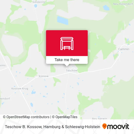 Карта Teschow B. Kossow