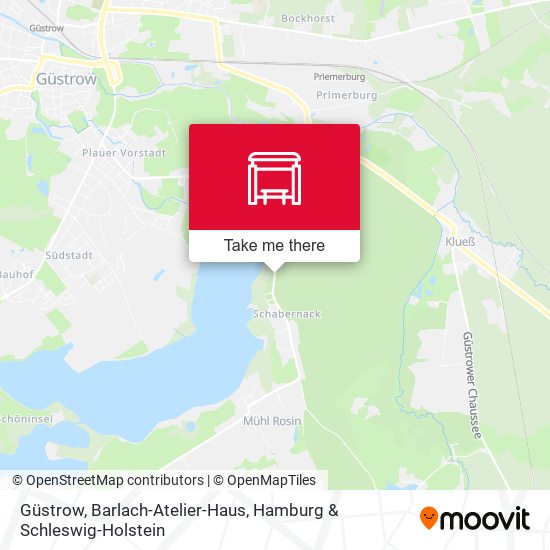 Güstrow, Barlach-Atelier-Haus map