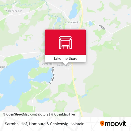 Карта Serrahn, Hof