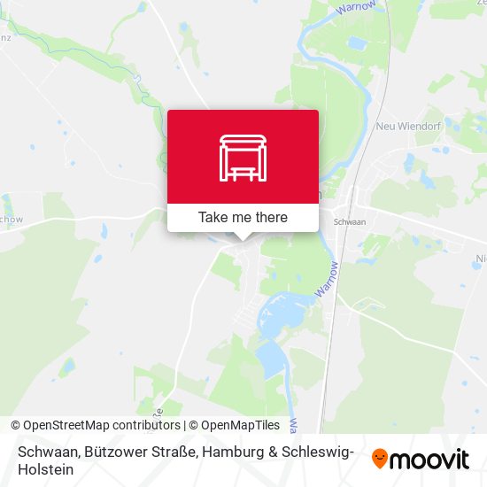 Schwaan, Bützower Straße map